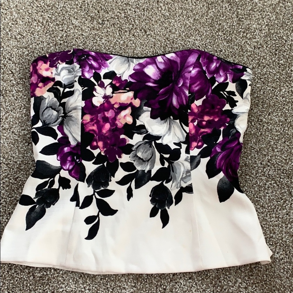 Strapless shirt